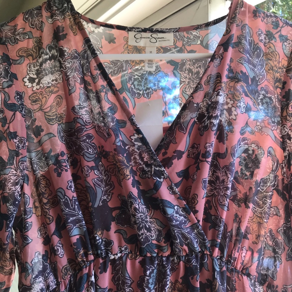Jessica Simpson Maternity Maxi Dress